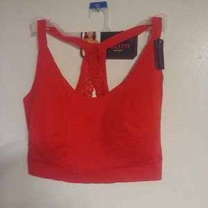 Bra, NB bonded, racerback, lace